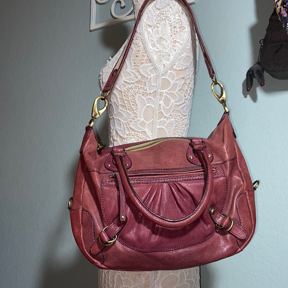 Like new Vintage Gianni Bini Leather Y2K Shoulder Hobo Bag